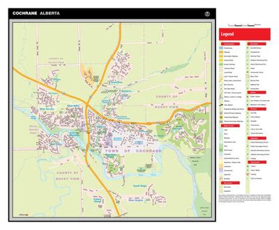 Cochrane, AB Map by Mapmobility Corp. | Avenza Maps