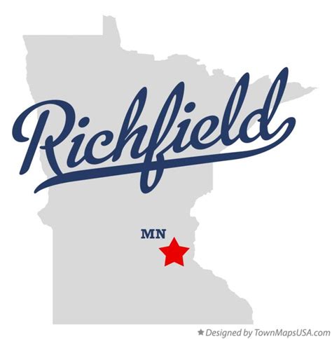 Map of Richfield, MN, Minnesota