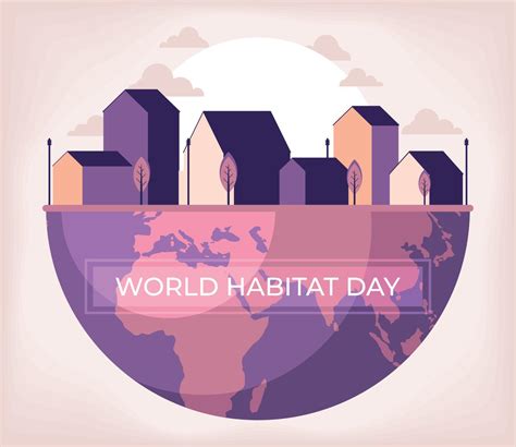 world habitat day poster 11456840 Vector Art at Vecteezy