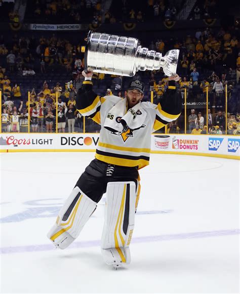 2017 Stanley Cup Champion - Matt Murray. Became the first goalie in NHL ...