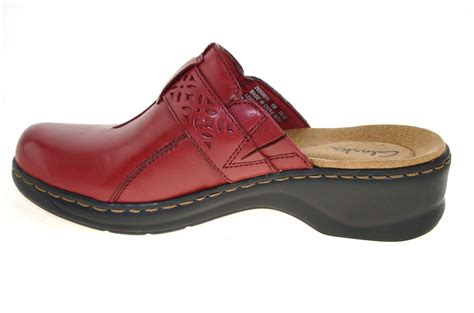 Clarks Lexi Thyme Womens Clogs Red Style 69011 | eBay