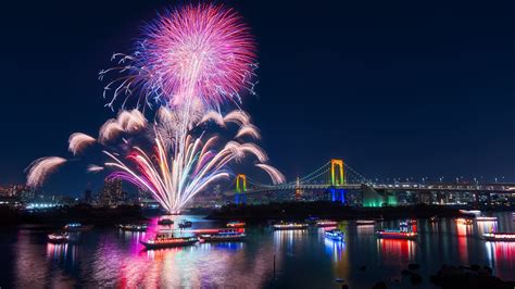 Nighttime Brilliance: 4K Ultra HD Fireworks Display