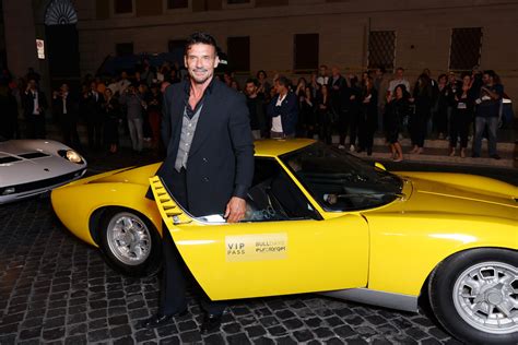 Why is Lamborghini Driving a Ferrari in the Poster for the Frank Grillo Movie?