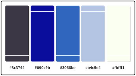 Satisfaction guaranteed20+ Best Blue Color Palettes for 2023 - Venngage, blue and white