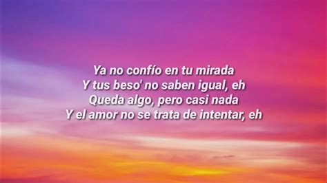 BAD BUNNY - HACIENDO QUE ME AMAS (Letra/Lyrics) - YouTube