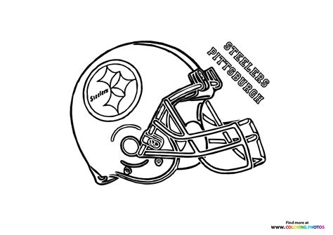 NFL Team Helmets - Coloring Pages for kids | Free and easy printables