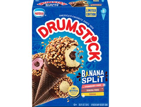 Banana Split Sundae Cones Variety Pack | Official DRUMSTICK®