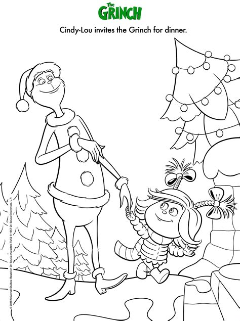 Grinch Printable Coloring Pages - HallieropPayne