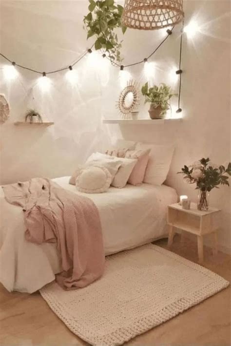 Beautiful DIY Fairy Light for Minimalist Bedroom Decoration - WEBvisit | Zimmer einrichten ...