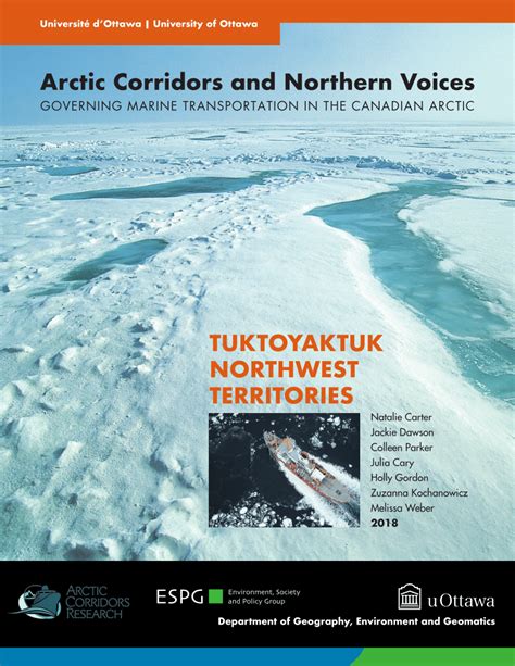 (PDF) Arctic Corridors and Northern Voices: governing marine transportation in the Canadian ...