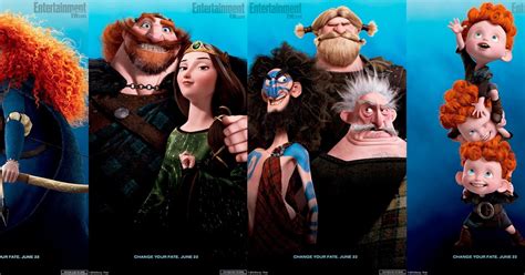 Four New Brave Character Posters | CG Daily News