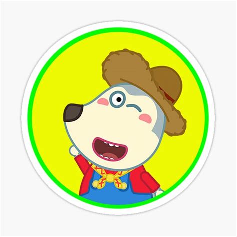 "Wolfoo happy cartoon" Sticker for Sale by HajimeKambe | Redbubble