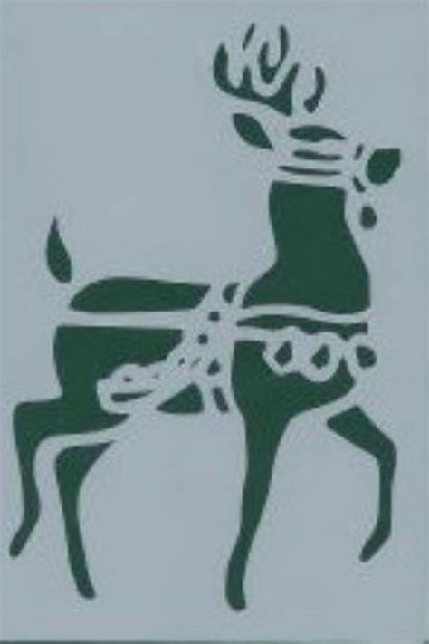 Christmas Reindeer Stencil Reusable Stencil DIY Stencil - Etsy