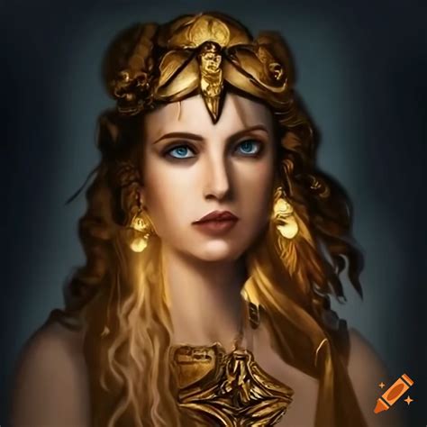 Athena goddess on Craiyon