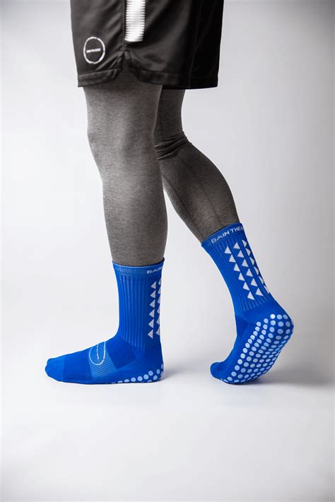 GRIP SOCKS 2.0 MidCalf Length - Blue – Gain The Edge Official