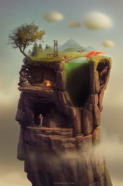 Artist Creates Digital Paintings of Dreamlike Worlds and Surreal Landscapes – Learning Mind