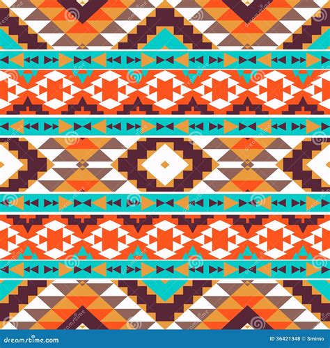 Aztec Pattern Cartoon Vector | CartoonDealer.com #44180337