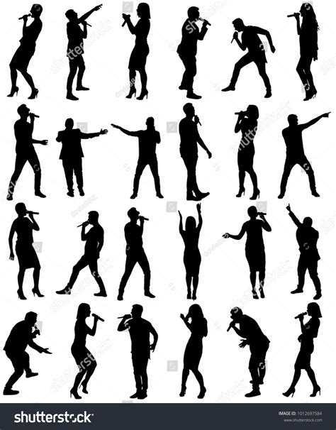 40,330 Singing Silhouette Stock Vectors, Images & Vector Art | Shutterstock