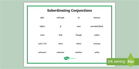 Subordinating Conjunctions KS2 l Definition, Examples, & Resources