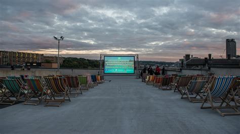 Our very first event - Rooftop Cinema at Q-Park, Sheffield - YouTube