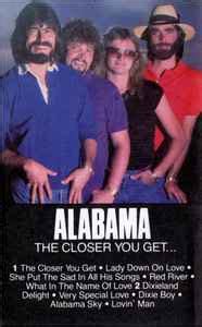 Alabama – The Closer You Get... (1983, Cassette) - Discogs