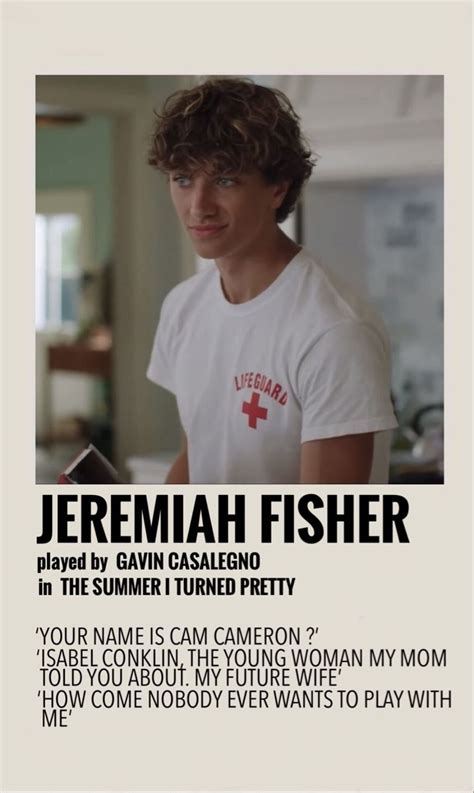 Jeremiah Fisher by Manon | Turn ons, Pretty movie, Pretty