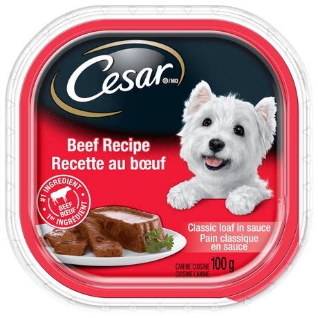 Cesar Classic Loaf in Sauce Beef Recipe Soft Wet Dog Food | Walmart Canada