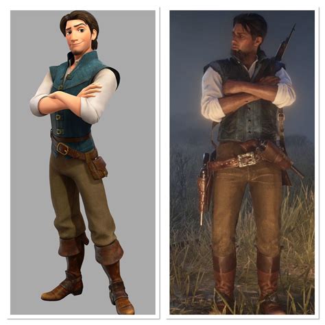 Eugene Fitzherbert (Flynn Rider) from Disney’s “Tangled.” : r/reddeadfashion