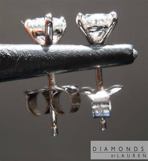 Colorless Diamond Earrings | Diamond Stud Earrings | Round Brilliant Diamond Earrings