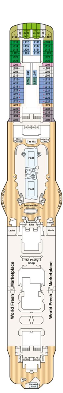 Enchanted Princess Deck plan & cabin plan