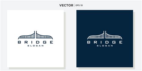 bridge logo vector icon illustration 20957936 Vector Art at Vecteezy