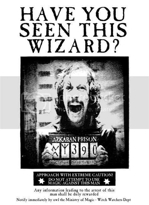 Sirius Black Wanted Poster