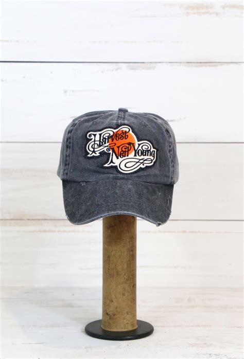 WG Hat with Vintage Neil Young Harvest Patch – Wyatt's Garage