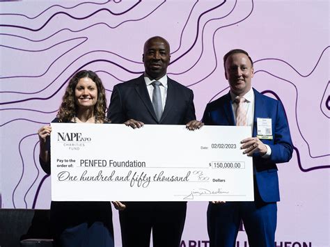 PenFed Foundation recognized with a $150,000 gift at the annual NAPE ...