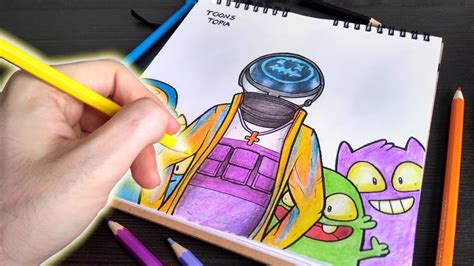 Como desenhar a skin Travis Scott ASTRO JACK do Fortnite | Toonstorial - YouTube