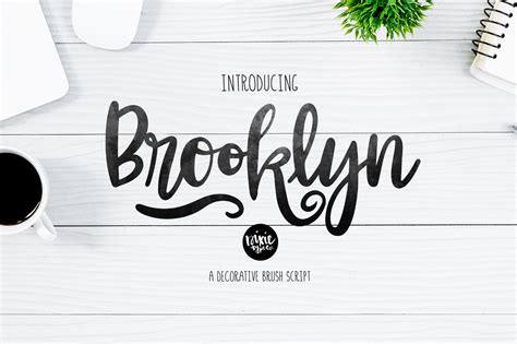 BROOKLYN Script Font By Blush Font Co. | TheHungryJPEG