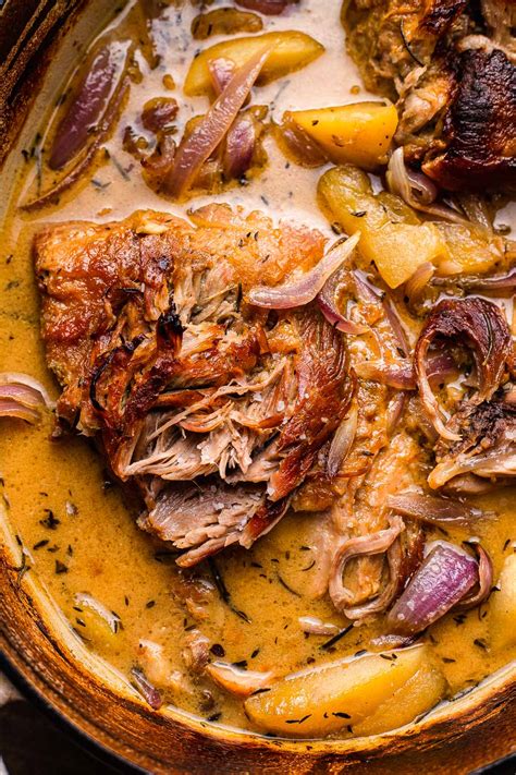 Apple Cider Braised Pork Shoulder | So Much Food