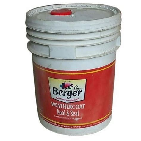 Berger Weathercoat Kool Seal Paint, Number Of Coatings: 2, Packaging Size: 20 Liter at Rs 300 ...