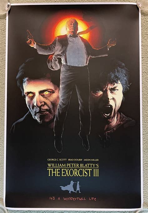 The Exorcist 3 Brad Dourif Horror Movie Poster Art Print Mondo Henrik Sahlstrom | eBay