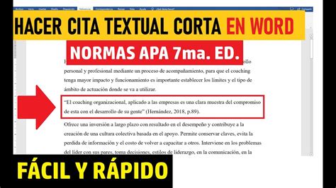 Ejemplo De Una Cita Textual Corta En Formato Apa Nuevo Ejemplo | Porn Sex Picture