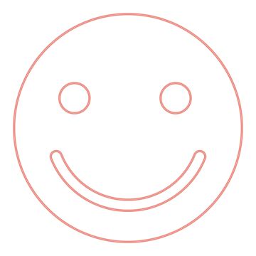 Flatstyle Vector Illustration Of A Red Neon Smiley Face Vector, Neon, Fun, Isolated PNG and ...