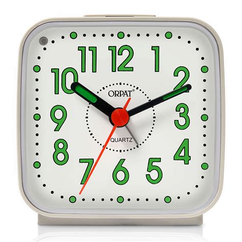 Orpat TBZL-167 Snooze Buzzer Alarm Clock (Light Grey) | Orpat Group