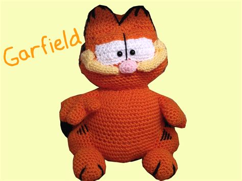Garfield - free crochet pattern at stringydingding. Crochet Animal Amigurumi, Crochet Gratis ...