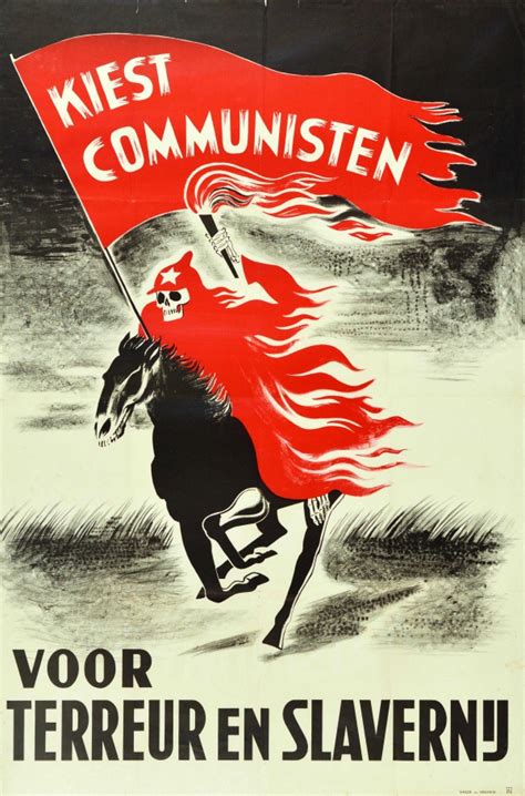 Original Vintage Posters -> Propaganda Posters -> Choose Communists For Terror And Slavery ...