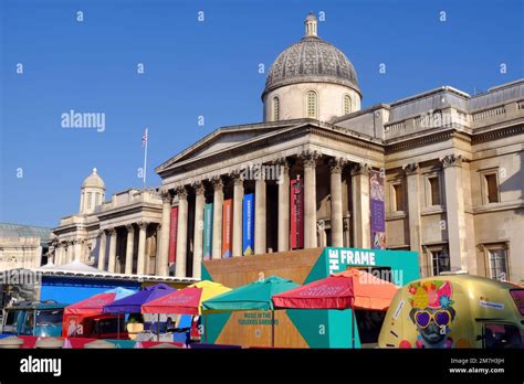 Summer on the Square art festival at National Gallery, Trafalgar Square ...