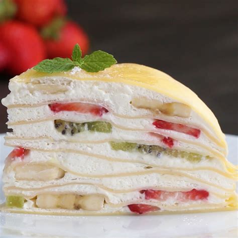 Fruit Mille Crepe Recipe | Recipes.net