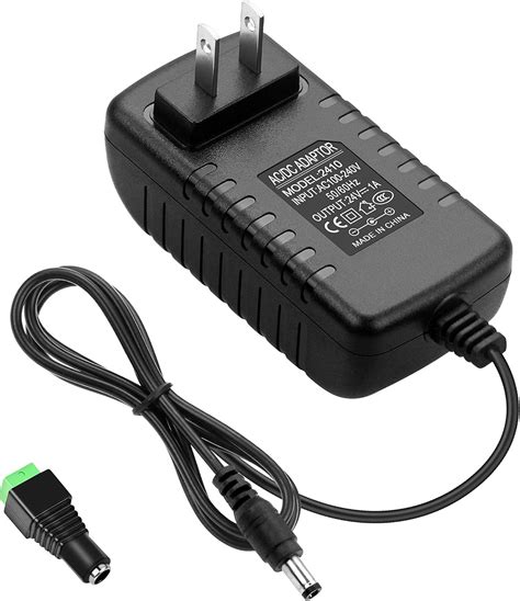 ALITOVE 24V 1A 24W DC Power Supply Adapter 100~240V AC to DC 24 Volt 1 ...