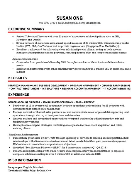 Bold Red Resume Template | CV Template | Cv template, Resume templates, Effective resume