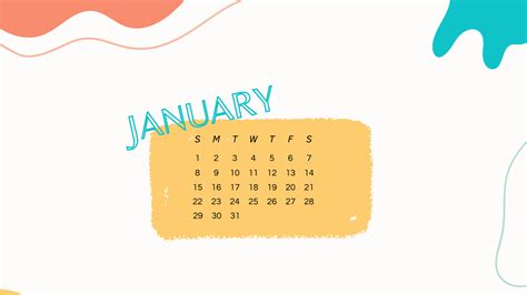 FREE JANUARY 2023 Desktop Calendar Backgrounds (EASY DOWNLOAD)