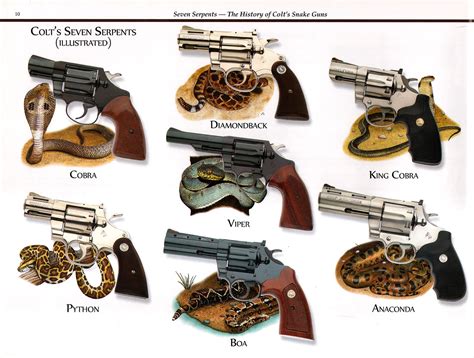 Seven Serpents - The History of Colt's Snake Guns, Illustrations - inkart